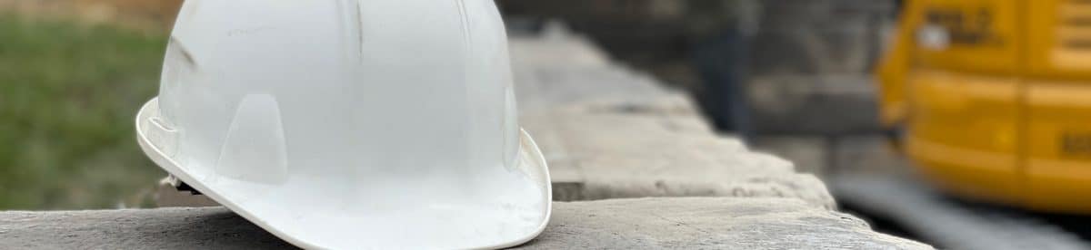 Hardhat on job site_h